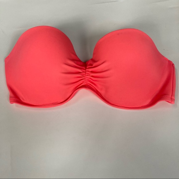 Victoria’s Secret | Neon Coral Push-up Bikini Top - Picture 1 of 5